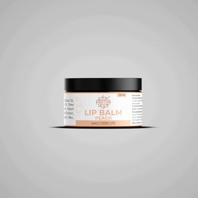 PRATHA NATURAL PEACH LIP BALM, LIP CARE BUTTER - Image 1